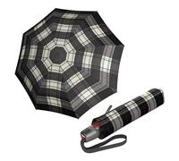Knirps T.200 Ombrello tascabile Duomatic 28 cm check black and white (9532015280)