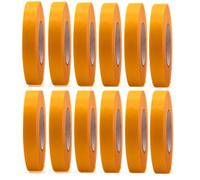 (0,03 Eur / M) 12 Rotoli Nastro Ad. Oro Adesivo 50 M X 20 MM Banda Pittore