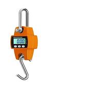 0.05~500Kg / 1100lb Bilancia for gru pensile industriale digitale portatile con pesatura elettronica a gancio for la fabbrica di pesca di caccia agricola, Pesatura precisa(300kg Orange)