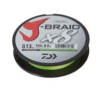 DAIWA J BRAID X8 0,13MM 150MT CHARTREUSE (VERDE CHIARO)