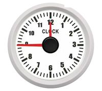 0-12 ore 2"52MM calibro contatore con indicatore di retroilluminazione rossa strumento contaore for tutte le auto barca yacht motore(BB)