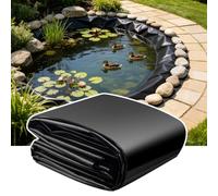 0.15mm Rivestimento Impermeabile e Flessibile Telo per Laghetto da Giardino | Telo per Laghetto HDPE, Stagno per Pesci e Koi, Cascate, Giardini Acquatici e Progetti DIY