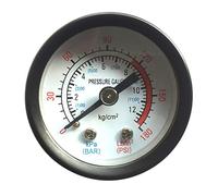 0~180PSI 0-12Bar Raccordo Per Manometro Servizio Per Compressore D Acqua Olio Manometro Diametro 4 2 Cm