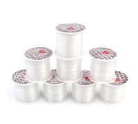 0.2/0.3/0.4/0.5/0.6mm Filo di Filo di Filo Trasparente Non Elastico Forte Stringa di Nylon Che Borda Il Filo del Cavo per Monili Che Fanno per Il BraccialettoDurability