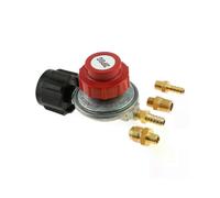 0-20 PSI Adjustable High Pressure Propane Regulator Valve Kit Fit for QCC1 LP Tank Service Valve 5/16&1/4 Hose Barb Connector
