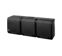 Presa da incasso 3 prese con messa a terra 3x2P+Z HERMES 0323-09