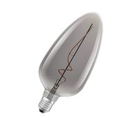 OSRAM Lampada LED Vintage 1906 vetro fumé, 4W, 140lm, forma ovale con diametro 125mm e attacco E27, luce bianca calda, filamento dimmerabile, durata fino a 15.000 ore
