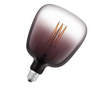 OSRAM Lampada LED Vintage 1906 vetro fumé, 4,5W, 150lm, forma Globo con diametro 140mm e attacco E27, luce bianca calda, filamento lineare, dimmerabile, durata fino a 15.000 ore
