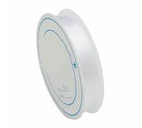 0,25/0,3/0,35/0,4/0,45/0,5/0,6/0,8 mm 1 rotolo di filo per lenza trasparente, resistente, in nylon, per perline, gioielli fai da te-06CL 0,5 mm (20 m) - 2 rotoli