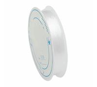 0,25/0,3/0,35/0,4/0,45/0,5/0,6/0,8 mm 1 rotolo di filo per lenza trasparente, resistente, in nylon, per perline, gioielli fai da te-03CL 0,35 mm (40 m) - 2 rotoli
