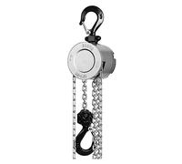 0.25t 0.5t Mini Paranco A Catena A Mano Gancio Montaggio Ton Capacità Ascensore Certificato Portatile Leva Manuale Blocco Sollevamento Acciaio Al Manganese,Resistente e affidabile(0.25T 2.5m)