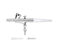 0. 2mm. Feed Gravity Dual-Action Airbrush Kit Trigger Spray Pistola Spruzzatore for trucco Art Craft Model Paint Spraying Hobby Brush Soffiaggio comodo(130 0.2MM Basic)