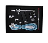 0.3/0.5/0.8mm Double/Dual Action Gravity Feed Pistola a spruzzo 2CC 5CC 13CC Set aerografo Spazzola dell'aria spray for l'auto modello Craft Fai da te Colore,Offre risultati professionali(Airbr