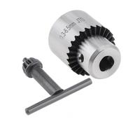 0.3-6.5mm JT0 Mandrino Conico Micro Motore Mandrino Con Chiave Tornio Accessori for Macchine Utensili for Trapano A Percussione Elettrico