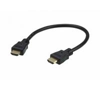 Aten 0.3M HDMI 2.0 Cable M/M 30AWG Black NEW