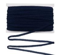 0.3" x 27 Yards Gimp Braid Trim per Upholstery Trim Polyester Ribbon, Dark Blue