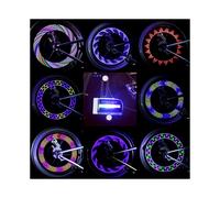 (0)30 Campione di luce di sicurezza per bicicletta a LED al neon Luce di avvertimento per bicicletta