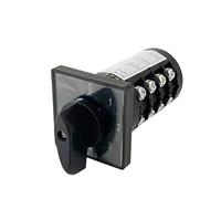 0-4 Position 20A Four Poles 16 Screws Rotary Cam Switch Manual Transfer Changeover Selector HZ5B-20/4 BKYUKJVU