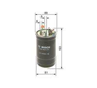Filtro carburante BOSCH 0 450 906 437