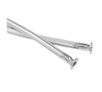0.5 "0.75" 1 "Tri Morsetto 19/25/32mm Tubo OD Intrecciato Tubo Morbido Soffietto for Homebrew SUS304 Acciaio Inossidabile(19mm OD K25.4mm,1500mm)