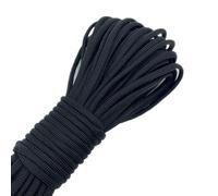 0.5/0.8/1.0/1.5/2.0/4mm 10 yards Corda Paracadute Cordino Corda Arrampicata Campeggio Survival Equipment Braccialetto di Paracord-Nero,0.5MM 10yards