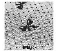 0.5/1/3/5m Black And White Elastic Mesh Tulle Fabric Bow Jacquard Stretchy Lace Corset Net For DIY Sewing Women Dress Underwear(Color1,500x150cm)