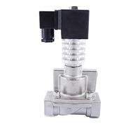 0.5-20bar 2 Vie NC Vapore Olio Elettrovalvola 3/8 pollici 1/2 pollici 3/4 pollici 1 pollici 300 Gradi C Ad Alta Temperatura Valvola In Acciaio Inox 1 Pz(For Steam-ac220v-ss304 Body,0.75 Inch)