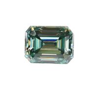 0,5 - 3,0 carati sciolto Moissanite pietra in forme ovali di pera o cuore che supera il tester del diamante per la creazione di gioielli fini, 3.0ct, Moissanite