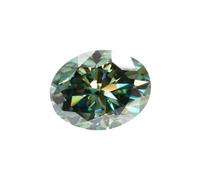 0,5 - 3,0 carati sciolto Moissanite pietra in forme ovali di pera o cuore che supera il tester del diamante per la creazione di gioielli fini, 2.5ct, Moissanite