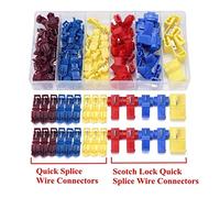 0.5-6mm isolato rapida Splice Wire terminali del connettore Crimp 22-10 AWG kit di cavi Connettori Terminal Kit Kit barra di messa a terra terminale