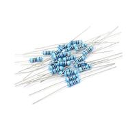 0.5 watt Metal film resistance assortment kit, 1/2W resistor 1% 30 value set of resistors 0.1 ohm -750 ohm 1R 10R 100R 3.9R 39R CZAOINCU