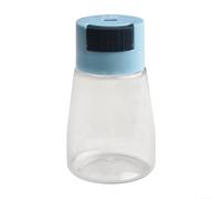 0 5g dosatore dosatore sale shaker per pepe e spezie 180 ml bottiglia di vetro condimento con design trasparente (blu)