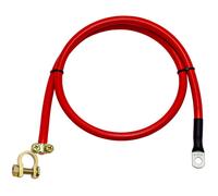 0,5m Cavo della batteria 35mm² Rosso, Capocorda tubolare M8 e morsetto per palo