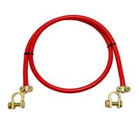 0,5m Cavo della batteria Cavo positivo 35mm² Rosso AUTO Cavo di alimentazione 2x