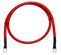 0,5m Cavo della batteria Cavo positivo 50mm² Rosso AUTO Cavo di alimentazione 2x