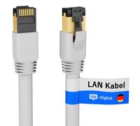 0.5m Cavo di rete CAT 8.1 S/FTP LSZH Bianco 40 Gbps Cavo patch LAN Gigabit RJ45