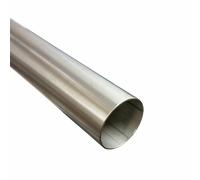 0,5m Tubo Acciaio Inox 80mm x500mm V2A Tubo Scarico Acciaio Inox