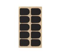 0.5mm/0.8mm10pcs Cuscini Per Bocchino Per Clarinetto Toppe Per Bocchino Cuscinetti Per Bocchino Per Clarinetto Cuscini Per Cuscino Per Testa Di Clarinetto (Color : Bk 0.8mm)
