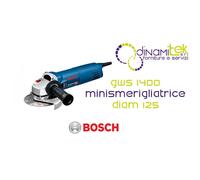 0.601.824.800 GWS 1400 S MINISMERIGLIATRICE diam 125 BOSCH