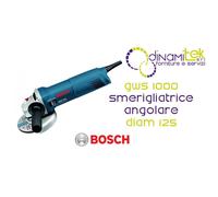 0.601.828.800 GWS 1000 SMERIGLIATRICE ANGOLARE diam 125 BOSCH