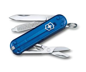 0.6223.T2G Victorinox Multiuso Classic SD trasparente Deep Ocean mm. 58