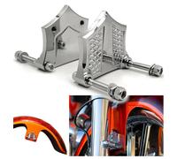 0.64 " 16mm Anteriore FENDER Supporti Distanziatori Per 23 " 26 " Harley Touring