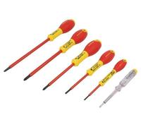 0-65-443 Set: cacciaviti Numero pz: 6 set include: tester di tensione STANLEY