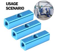 0.6cm 2 Way 5 Porta Manichetta Inline Collettore Blocco Splitter Pneumatico