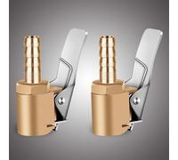 0.6cm Ottone Pneumatici Gonfiatore Serratura Su Aria Mandrino Compressore Aria