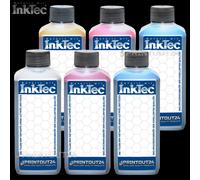 0,6L Inktec Dye Inchiostro Ricarica Set per HP 81 HP81 Designjet 5000 5500