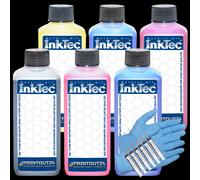 0,6L Inktec Inchiostro Ricarica per HP70 CB339A CB340A CB342A CB343A CB344A
