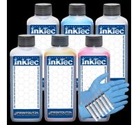 0,6L Inktec Inchiostro Set per HP 72XL C9403A C9370A C9374A C9371A C9372A C9373A