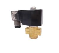 0-7/5/3bar 2 Way Brass Solenoid Valve Flow Control 1/4" BSP 12V DC Orifice 4mm/5mm/6mm PU-04K/05K/06K NBR Normally Open Valves(6mm 3bar,DC12V)