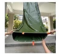 0,7 mm di spessore, resistente, pieghevole, scivolo per detriti/macerie, impermeabile, cilindrico in tela per magazzini, capacità di carico: 44/50 kg (verde, L23,8 m/78,1 ft)
